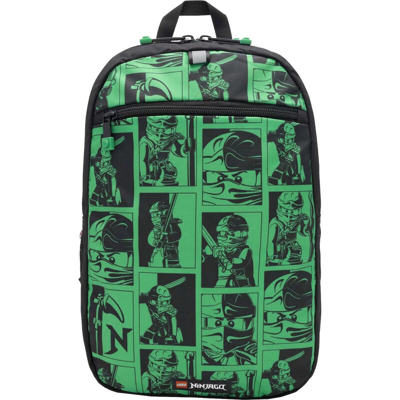 Čierno-zelený batoh LEGO Small Extended Backpack 20222-2201 56217693