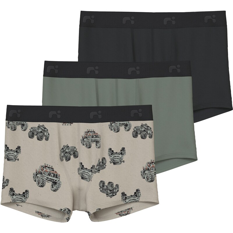 NAME IT Nohavičky tmelová / tmavosivá / čierna 56057815