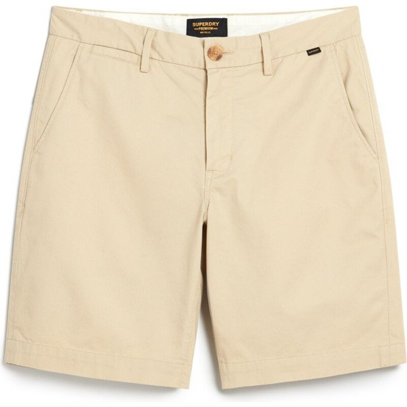 Superdry & Co Chino nohavice béžová / námornícka modrá / zlatá 66297837