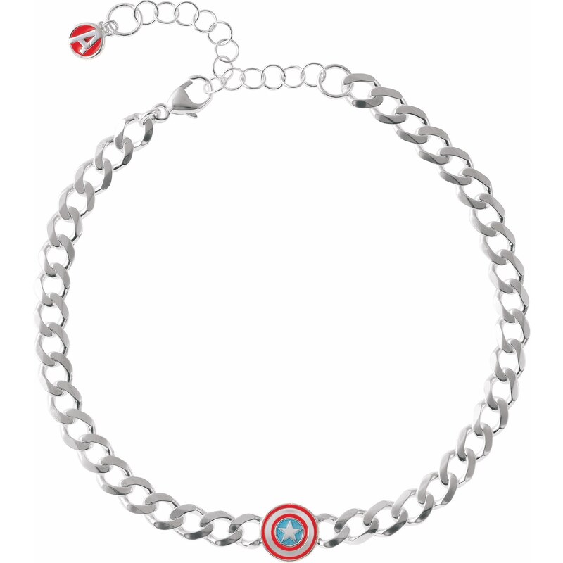 Marvel unisex náramok Captain America strieborný BS00080RL-7.CS 64843593