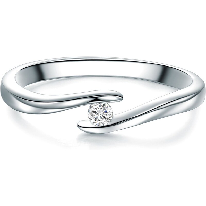 Trilani Prsteň strieborná / priehľadná 66718135