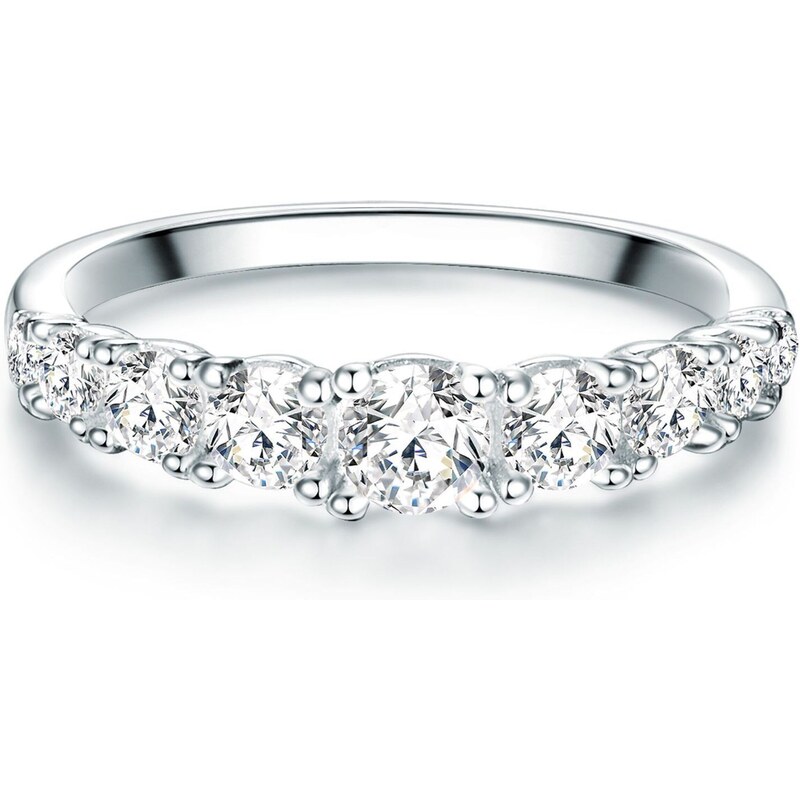 Trilani Prsteň strieborná / priehľadná 66718137