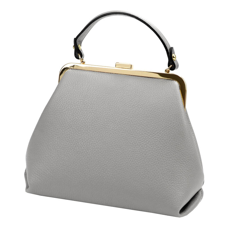 Kožená kabelka Luka sivá KZ54482 62468809