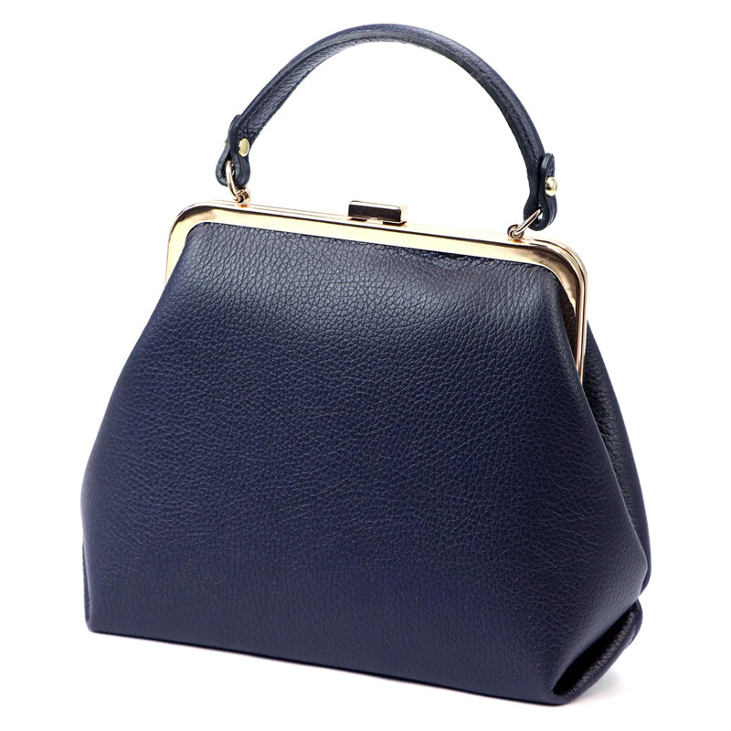 Kožená kabelka Luka modrá KZ54481 63394655