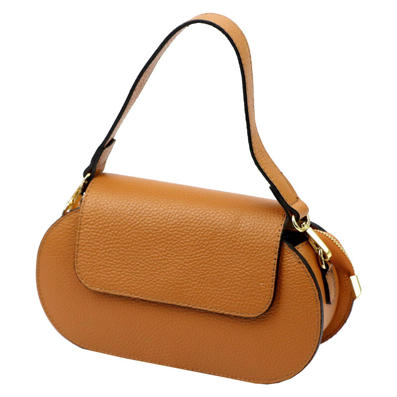 Kožená kabelka Luka hnedá KZ54314 62179343