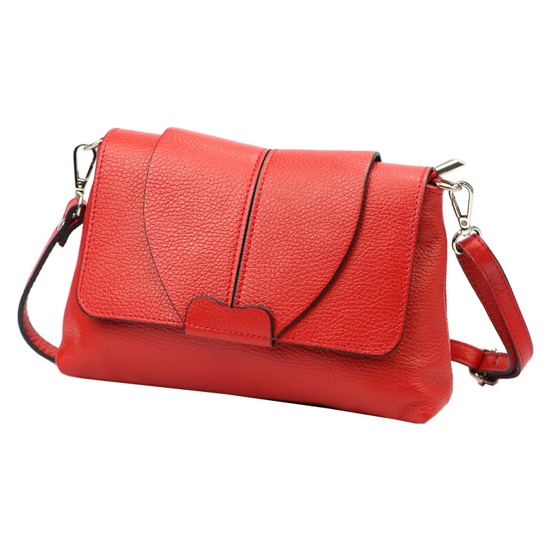 Kožená kabelka Luka červená KZ54057 63191129