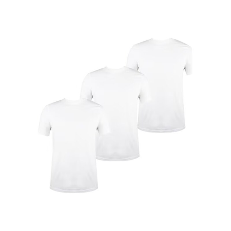 Pánske Tričko Donnay 3 kusy Biele Biela XS 56113640