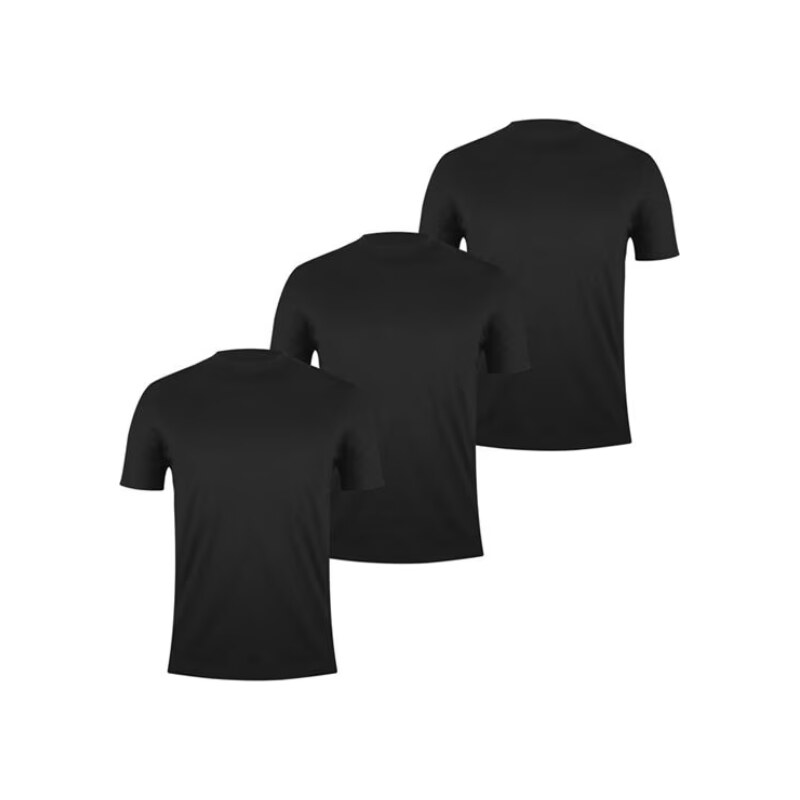 Pánske Tričko Donnay 3 kusy čierne Čierna XS 56113641