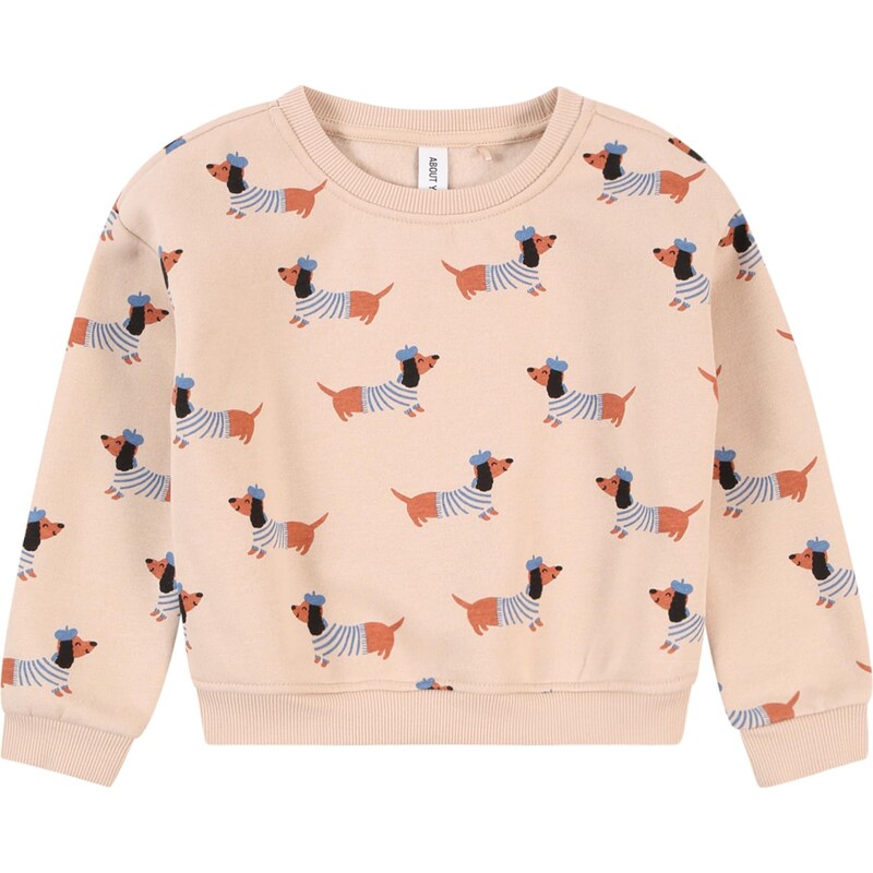 ABOUT YOU Mikina Dorkas béžová / zmiešané farby 59083340