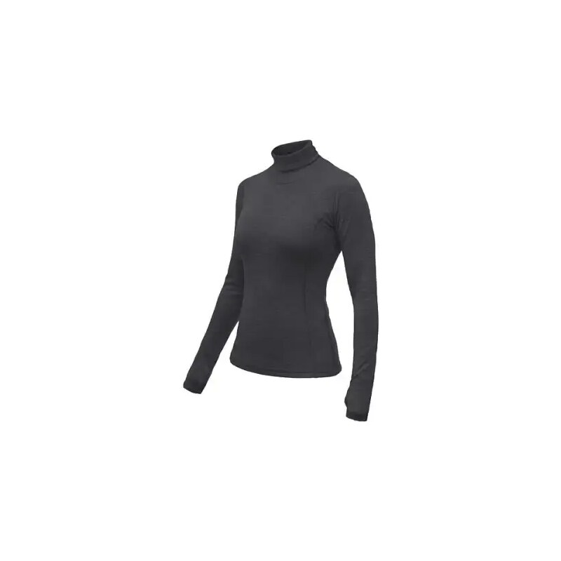 Sensor Merino Bold Roll Neck dámske tričko dlhý rukáv Anthracite Gray 48452021