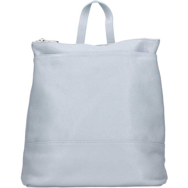 Dámsky kožený batoh Italia Duponte - svetlo modrá 56584661