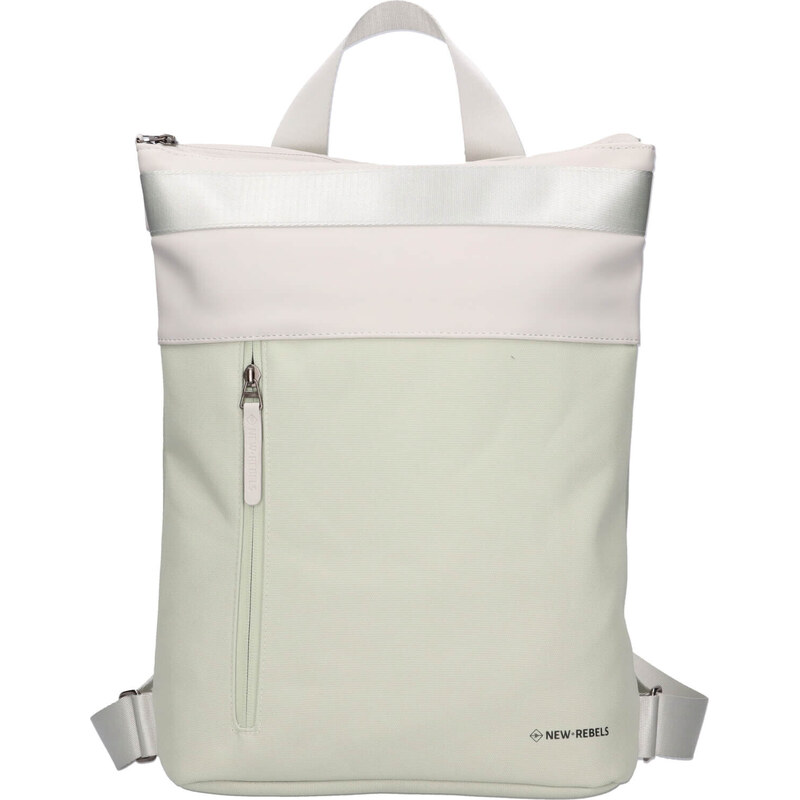 Trendy batoh New Rebels Selma - béžovo-zelená 48227066