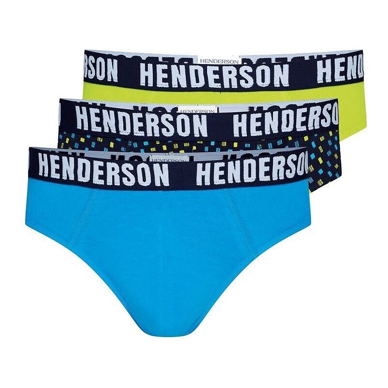 3 PACK pánskych slipov Henderson 42454 Jet 56181467