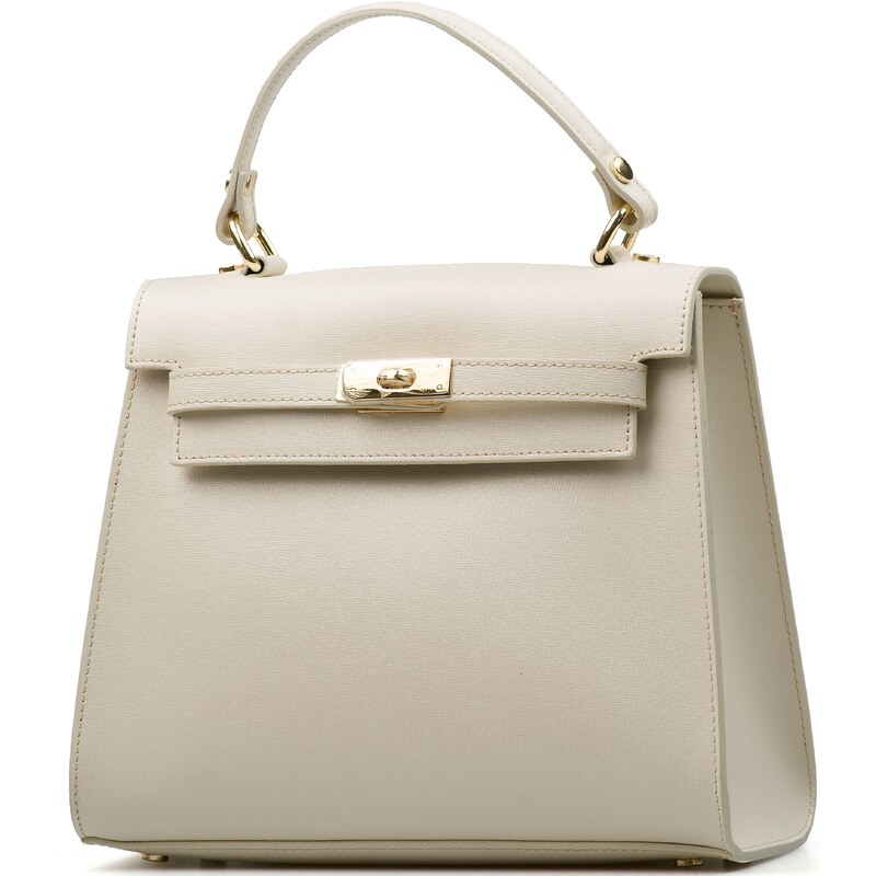 Blaire Kožená kabelka Lavinia béžová 64987747