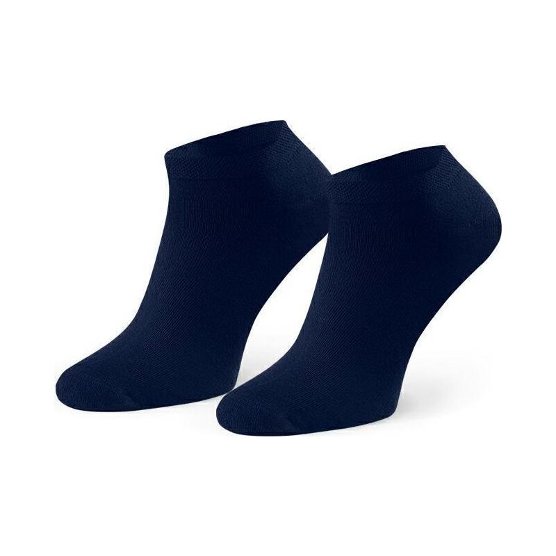 BASIC Tmavomodré pánske bambusové členkové ponožky Art. 094 AD32, NAVY 56217810
