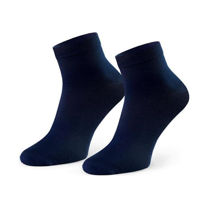 BASIC Tmavomodré pánske bambusové ponožky Art.028 WT003, SIZE 44-46 56217832