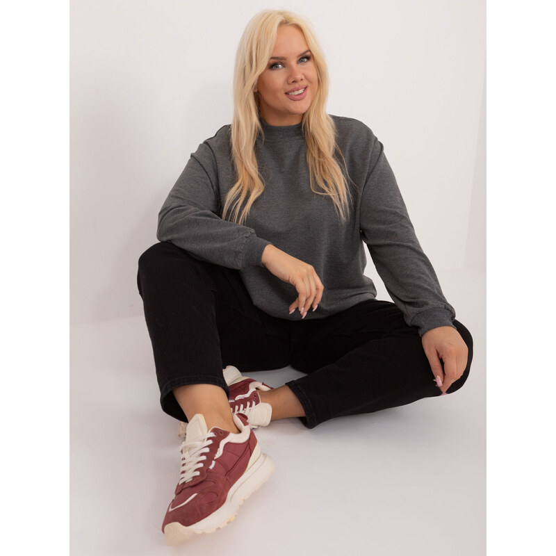 BASIC Feel Good Sweatshirt-RV-BL-6299.11-dark gray 65260968