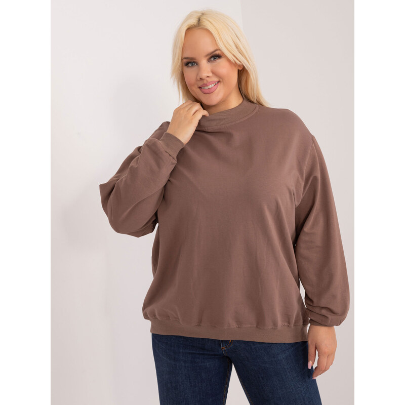 BASIC Feel Good Sweatshirt-RV-BL-6299.11-brown 64791661