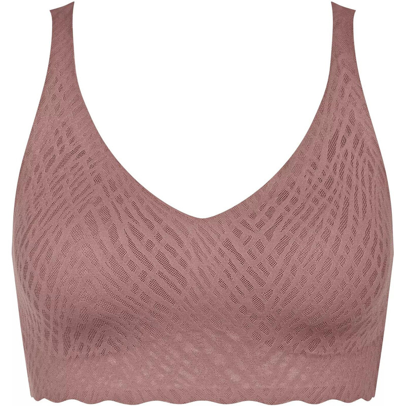 ZERO Feel Bliss Bralette - BROWN - hnedá 1141 - SLOGGI 62390441