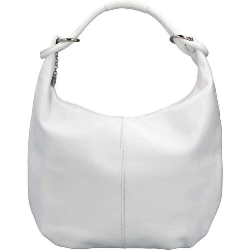 Delami Vera Pelle Dámska kožená kabelka cez rameno biela - Delami 56290025