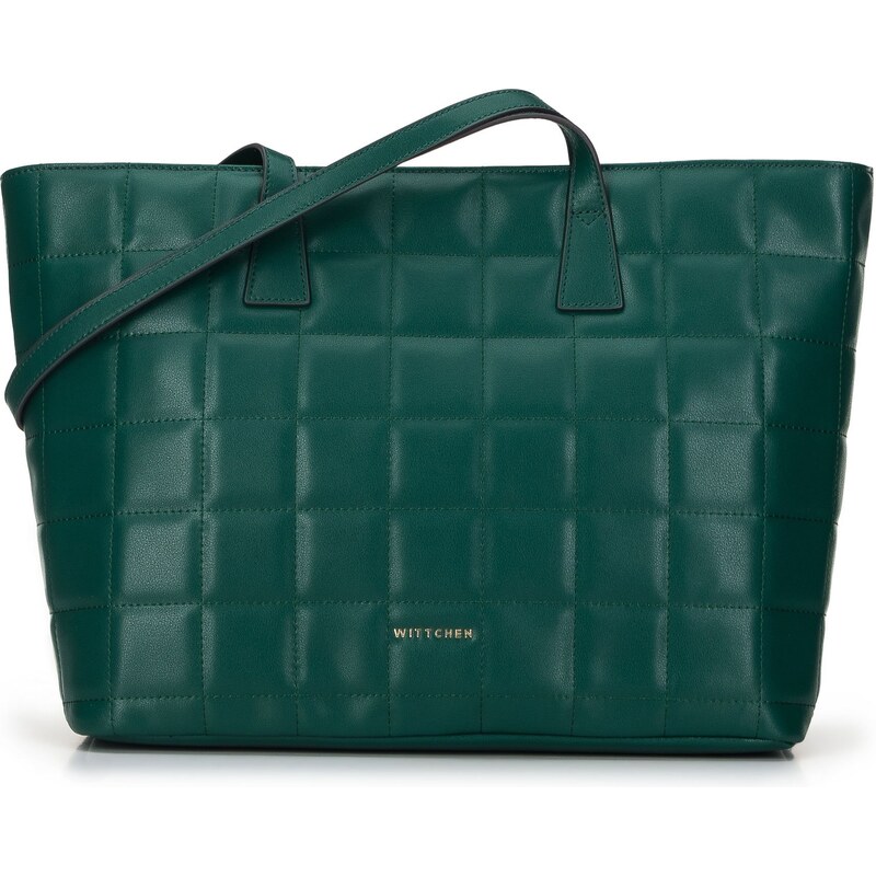 Prešívaná kožená shopper kabelka Wittchen 95-4E-657-Z 67395860