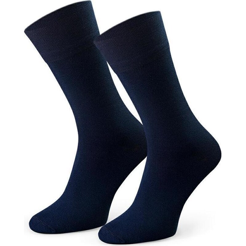 BASIC Grafitovo sivé pánske bambusové ponožky Art. 086 O16, GRAPHITE 56265056