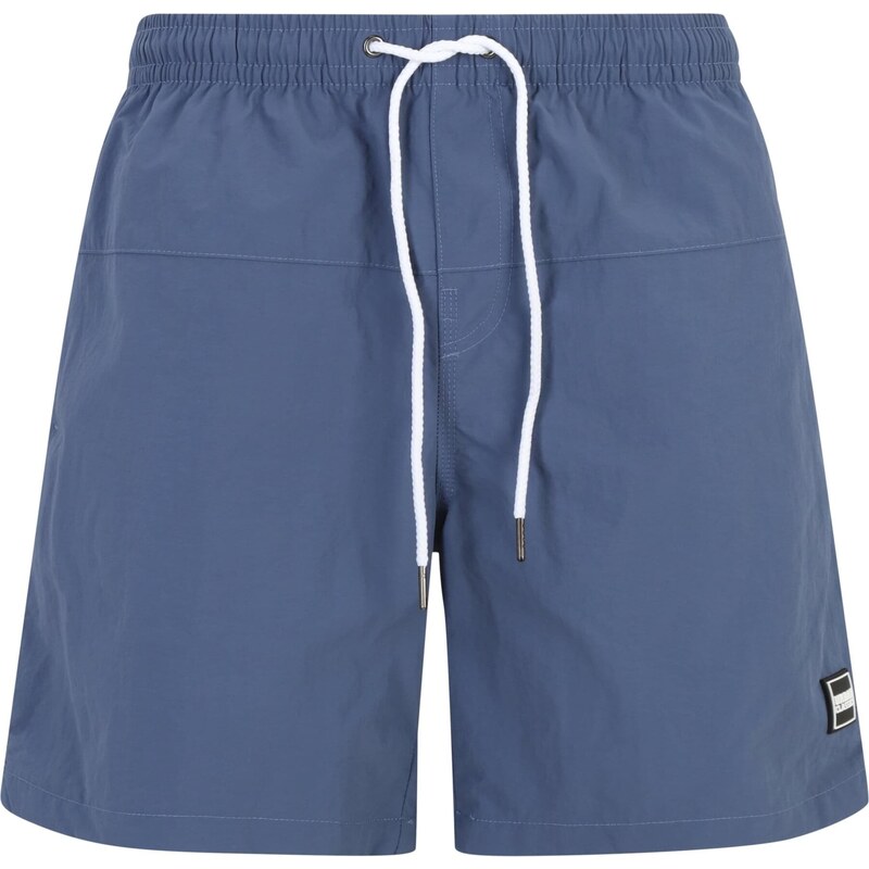 Urban Classics Plavecké šortky modrosivá / biela 56269424