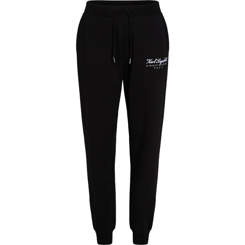 Karl Lagerfeld Nohavice Hotel čierna / biela 56270470