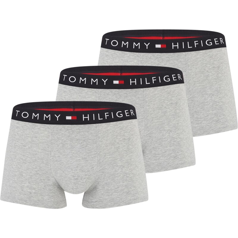 Tommy Hilfiger Underwear Boxerky sivá melírovaná / čierna / biela 56270565