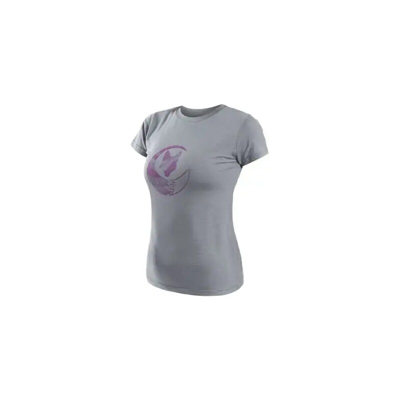 Sensor Merino Active Fox dámske tričko krátky rukáv šedá vel. S 48477299