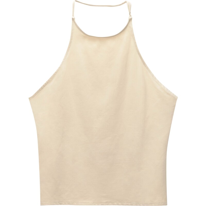 Pull&Bear Top piesková 57018000