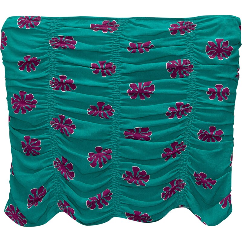 Pull&Bear Top modrá / fialová 57018088