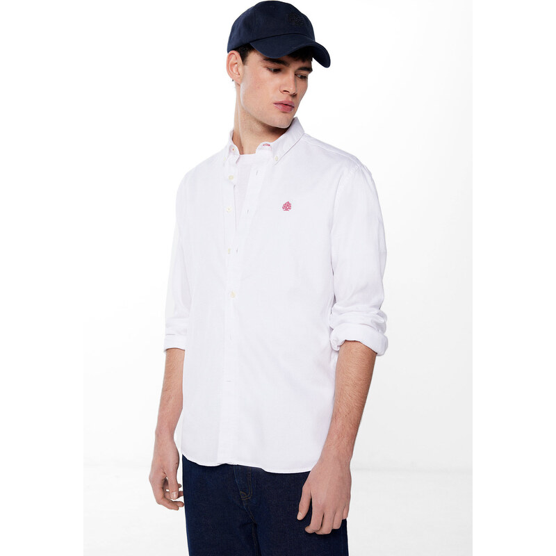 SPRINGFIELD Pánska textúrovaná farebná košeľa 56279478