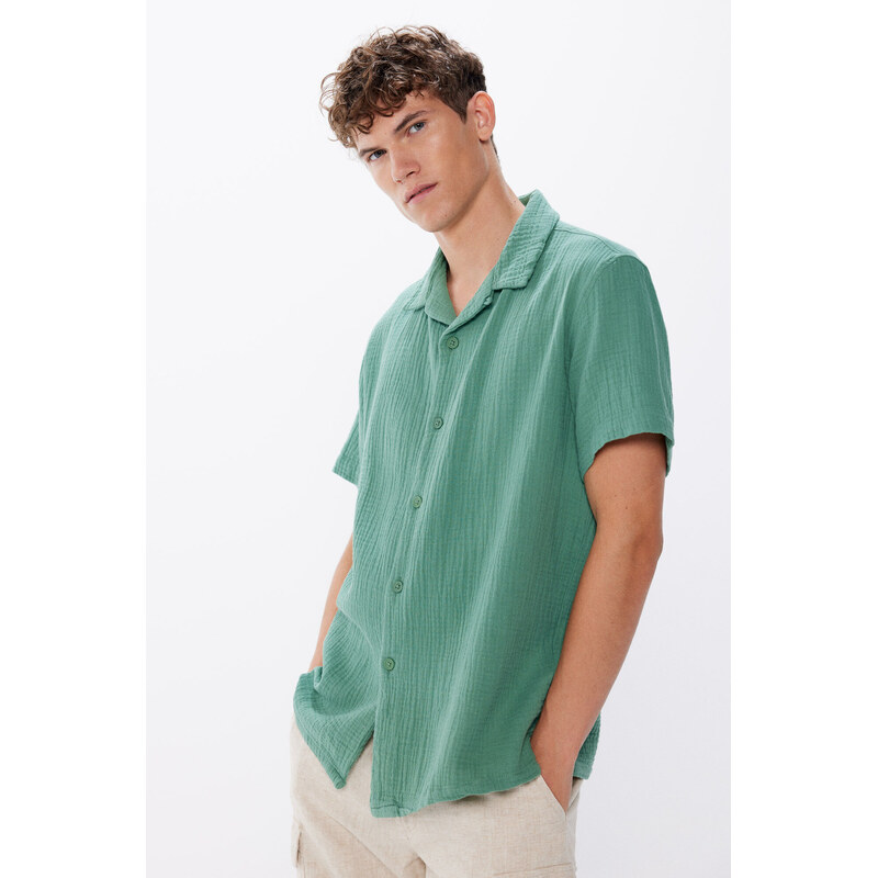 SPRINGFIELD Pánska košeľa s krátkym rukávom 56279692