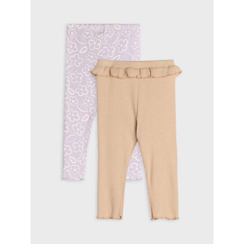 Sinsay - Súprava 2 legín - levanduľová 66669599