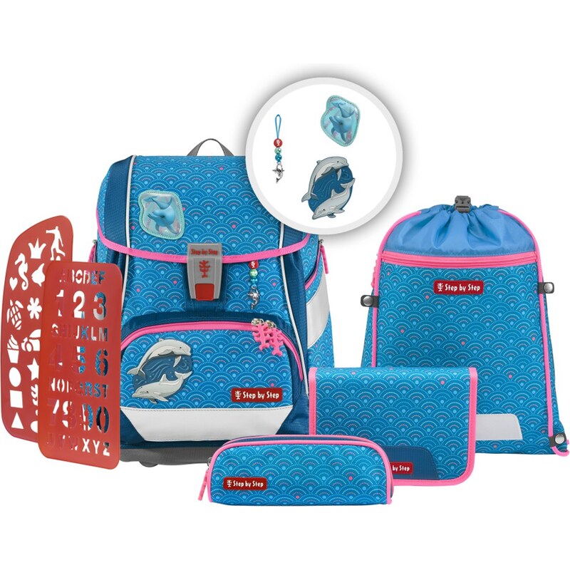 Step by Step Školská aktovka/batoh 2IN1 PLUS pre prvákov – 6-dielny 56291192