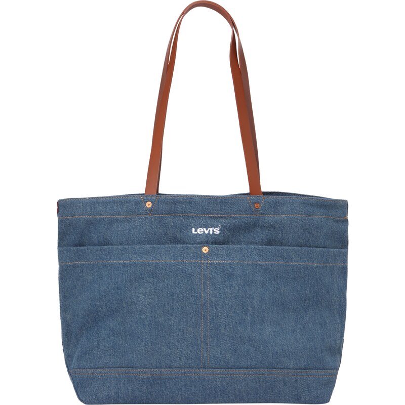 LEVIS Shopper tmavomodrá / hnedá / biela 56313186