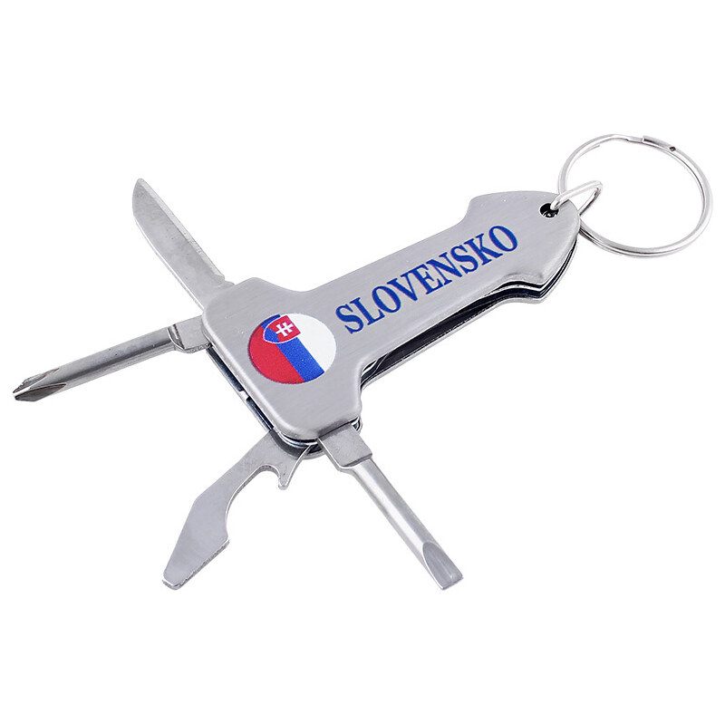 Prívesok na kľúče Slovensko Multi 6cm 56320947