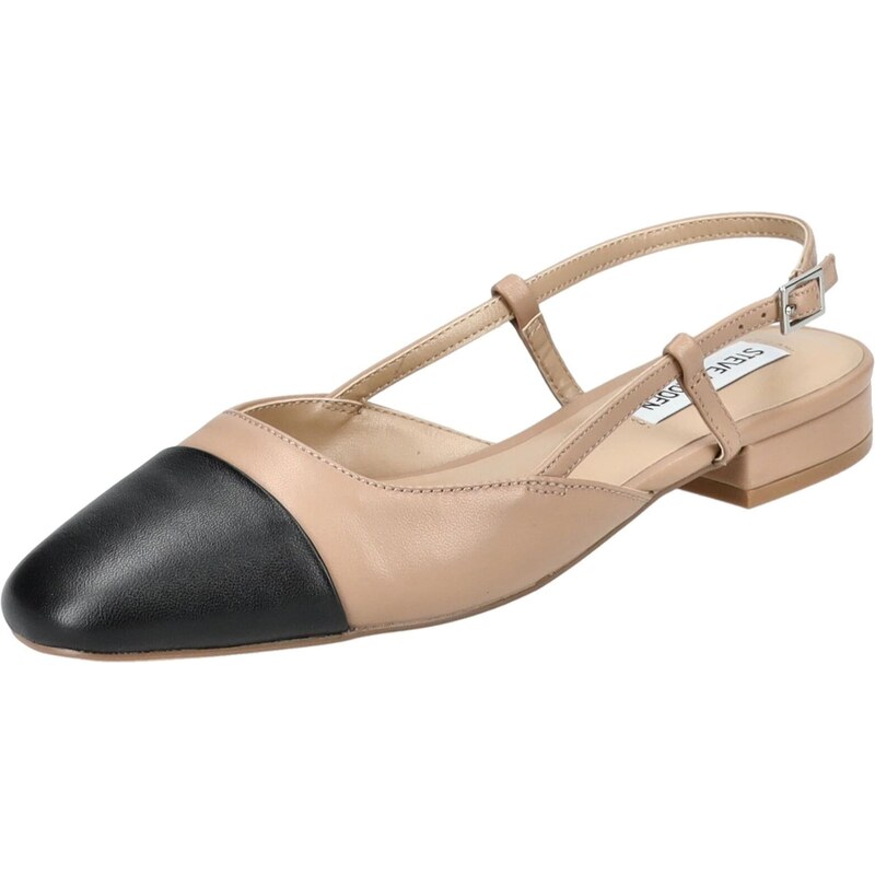 STEVE MADDEN Baleríny BELINDA hnedá / čierna 62391851