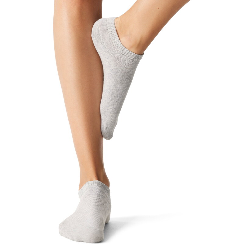 Vlnka Bavlnené ponožky členkové sivá 24273269