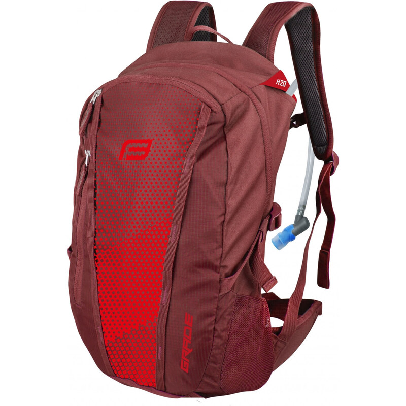 FORCE GRADE 22L batoh + 2L rezervoár, červený 56334207