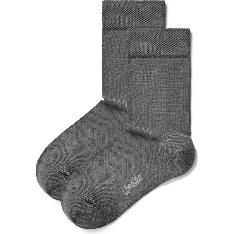 Vlnka 2 páry letných ponožiek Merino šedá 17407372