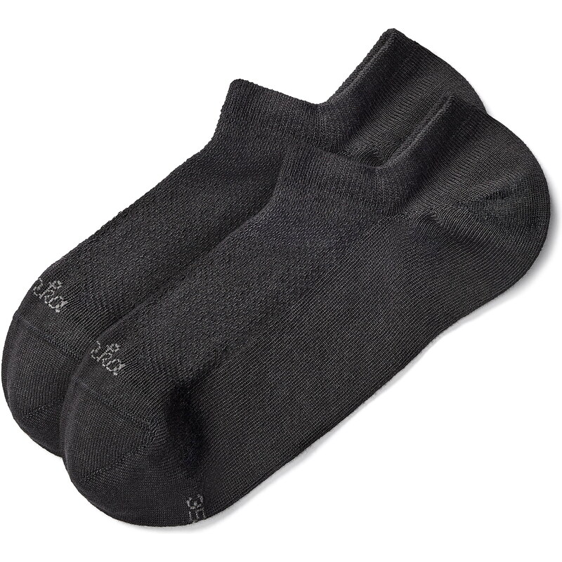 Vlnka 2 páry bavlnených nízkych členkových ponožiek čierna 34153472