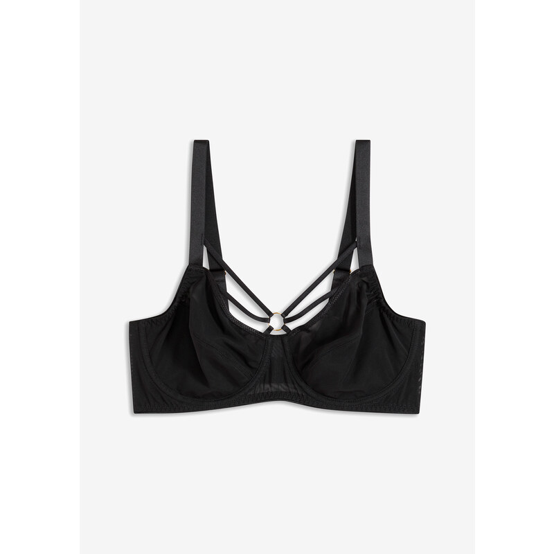 bonprix Minimizer podprsenka s ozdobnými detailmi, farba čierna 56356345
