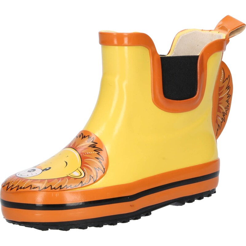 BECK Gumáky žltá / oranžová / čierna / biela 56365418