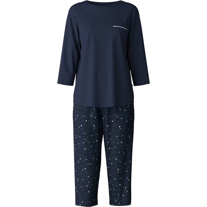 CALIDA Pyžamo námornícka modrá / vaječná škrupina 57223211