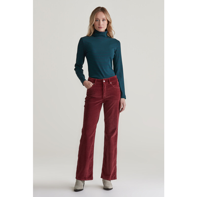 DŽÍNSY GANT CORDUROY FLARE JEANS PLUMPED RED 56361770