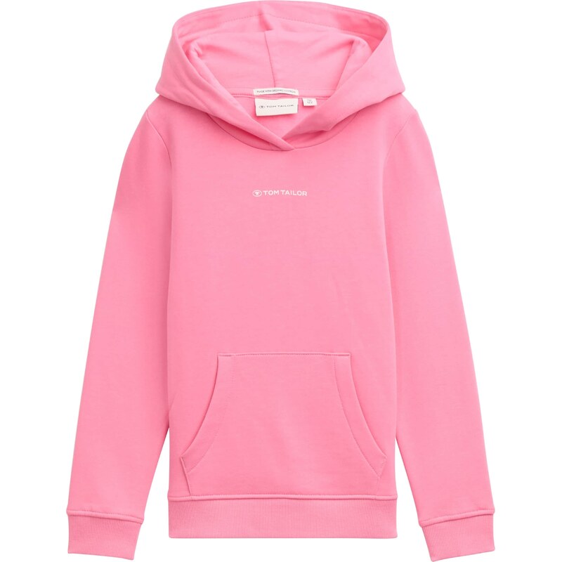TOM TAILOR Mikina svetloružová / biela 67020296