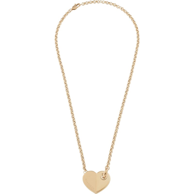 TOMMY HILFIGER Retiazka BOLD HEARTS zlatá 56366020