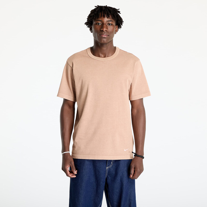 Tričko Nike Life Mens Short-Sleeve Knit Top Hemp/ Hemp L 56369761